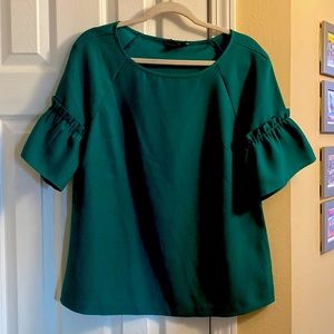 Like New, Banana Republic, Kelly Green Blouse - Size Medium